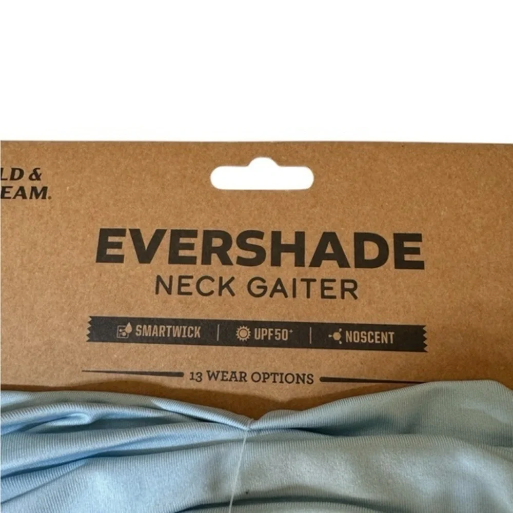 COPY 2- Field & Stream Evershade Solid Neck Gaiter ice blue NWT‎